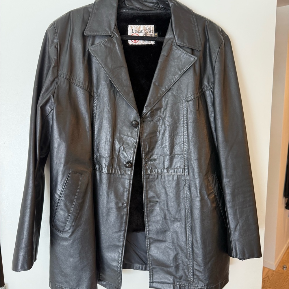 Men’s Black Leather Jacket